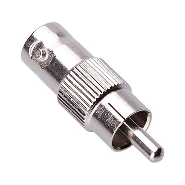 BNC Female to RCA-M BNC Female To RCA Male Connector for RG59 Coax Cable